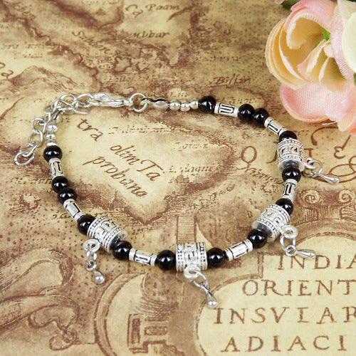 Wholesale Ethnic Silver Beads Alloy Bracelet